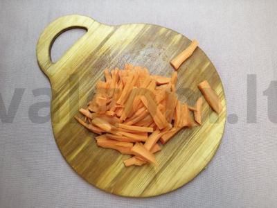 Basmati ryžiai su midijomis ir daržovėmis Žingsnis 2