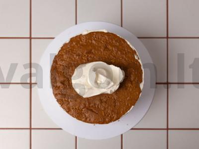 Medus tortas be glitimo Žingsnis 9