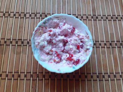 Blynai su varškės ir raudonųjų serbentų padažu pusryčiams Žingsnis 4