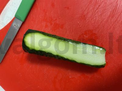 Užkandžių kanapės su skamorca sūriu Žingsnis 1