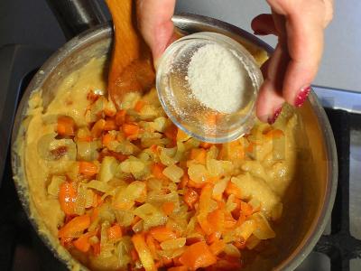 Kailinis triušis žirnių troškinyje su daržovėmis Žingsnis 8