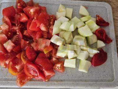 Mėsos lagmanas su daržovėmis Žingsnis 2