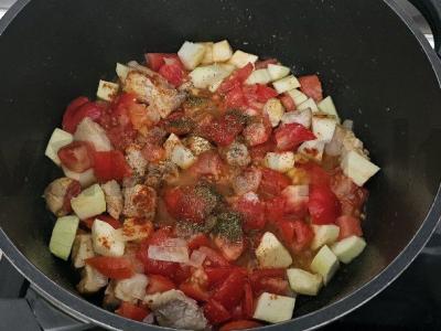 Mėsos lagmanas su daržovėmis Žingsnis 4