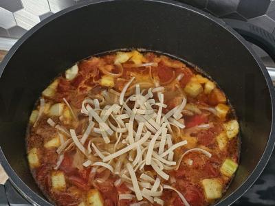 Mėsos lagmanas su daržovėmis Žingsnis 6