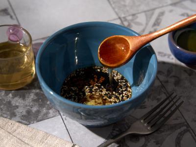 Soba su brokoliais ir grybais Žingsnis 3