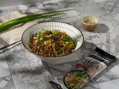 Soba su brokoliais ir grybais pagrindine nuotrauka