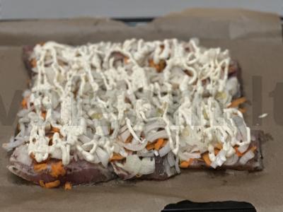 Karšis orkaitėje po daržovių kepure Žingsnis 6