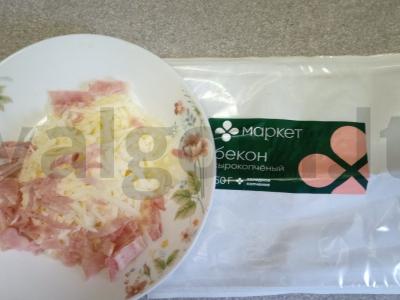 Hachapuri po-adžarski su bekonu Žingsnis 1