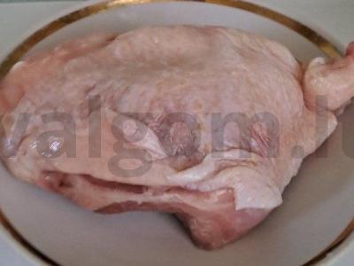 Kaimo sriuba vištienos sultinyje Žingsnis 1