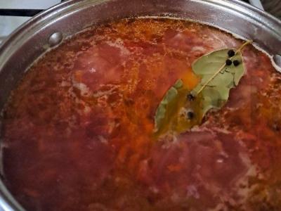 Kaimo sriuba vištienos sultinyje Žingsnis 12