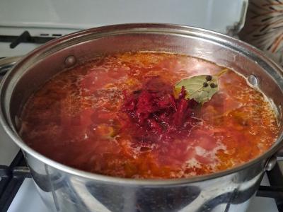 Kaimo sriuba vištienos sultinyje Žingsnis 13