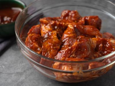 Ištrinta kiauliena ant grilio Žingsnis 2