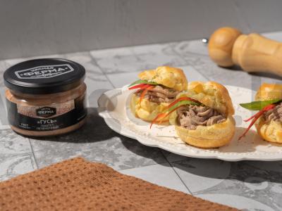 Pufetai su paštetu pagrindine nuotrauka