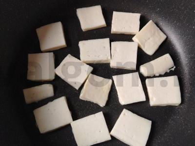 Daržovių salotas su rukola ir halumi sūriu Žingsnis 3