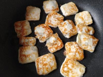 Daržovių salotas su rukola ir halumi sūriu Žingsnis 5