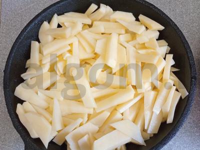 Keptas bulves su voveraitėmis ir jalapeño pipirais Žingsnis 5