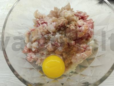 Kotletai mieliniame tešloje Žingsnis 2