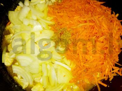 Plovas su dviem mėsos rūšimis Žingsnis 2