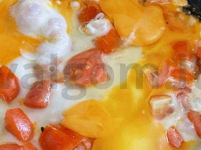 Kiaušinienė su pomidoru per 15 minučių Žingsnis 5