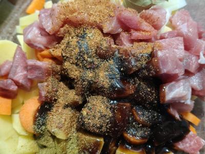 Bulvės su mėsa terijaki padaže Žingsnis 4