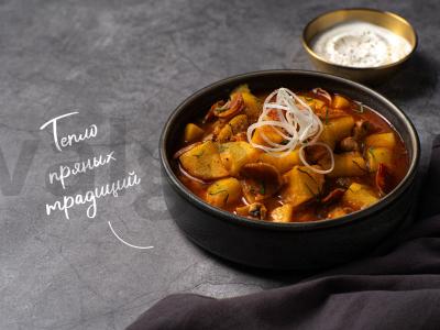 Bulvių troškinys su čorizo pagrindine nuotrauka