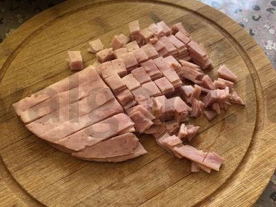 Cukinijų blynai su kumpiu Žingsnis 6