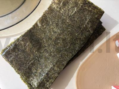 Onigiri su krabų įdaru per 10 minučių Žingsnis 3