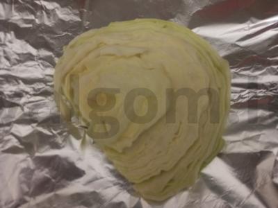 Keptas kopūstų steikas su šonine ir padažu Žingsnis 2