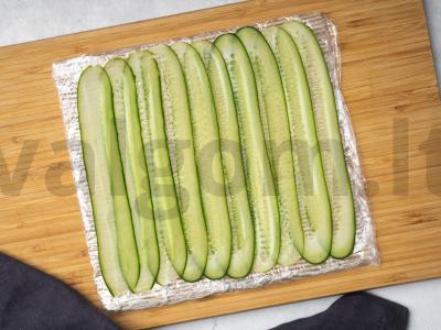 Agurkų ritinėliai Žingsnis 2