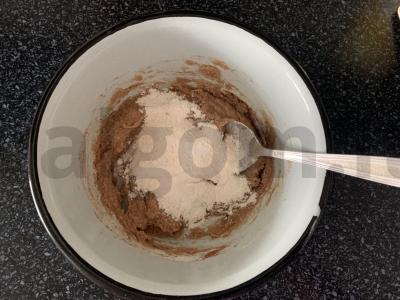 Šokoladiniai keksiukai su kokosų miltais Žingsnis 4