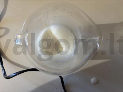 Kiaušinių sausainiai su kokosų drožlėmis Žingsnis 4