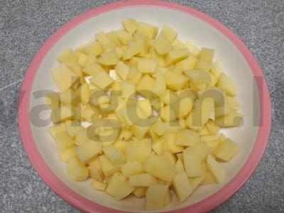 Sūrusis sriuba ant ančių sultinio Žingsnis 2