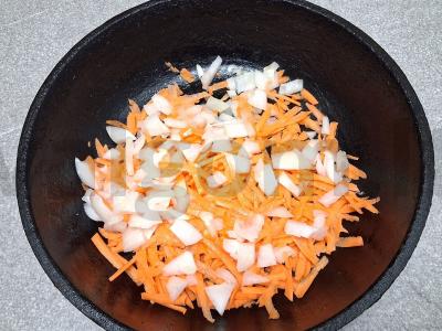 Sūrusis sriuba ant ančių sultinio Žingsnis 3