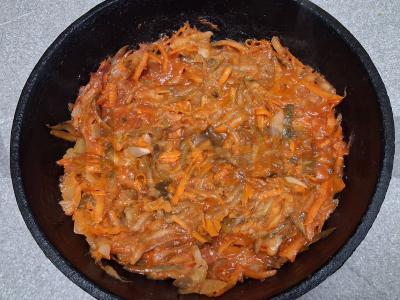 Sūrusis sriuba ant ančių sultinio Žingsnis 6