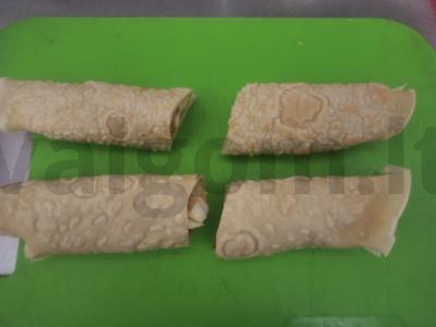 Blynelių ritinėliai su obuoliu ir džemu per 10 minučių Žingsnis 4