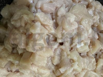 Salotas su ananasais ir vištienos krūtinėle Žingsnis 3