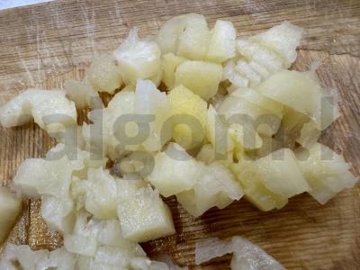 Salotas su ananasais ir vištienos krūtinėle Žingsnis 8