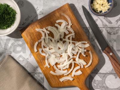 Bulvių zrazai su menkės kepenimis Žingsnis 4