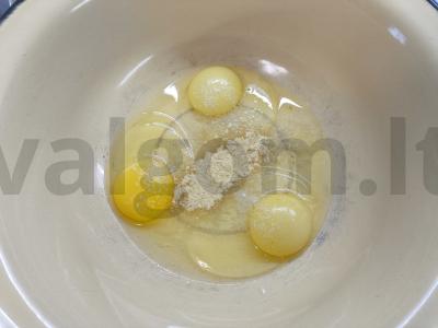 Žiedinė kopūstai česnakinėje tešloje Žingsnis 3