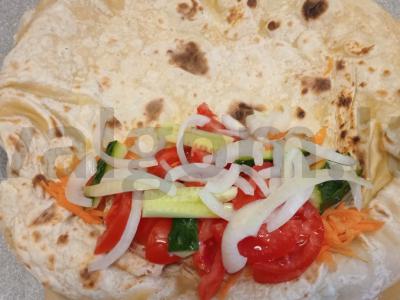 Šašlykas su vištiena, marinuotais svogūnais ir parmezanu Žingsnis 6