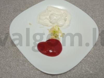 Šašlykas su vištiena, marinuotais svogūnais ir parmezanu Žingsnis 8