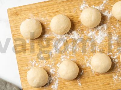 Kibinai su obuolių uogiene Žingsnis 5