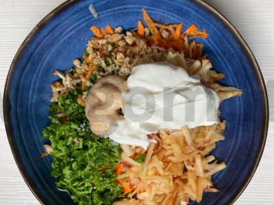 Morkų salotas su obuoliais ir graikiniais riešutais Žingsnis 5