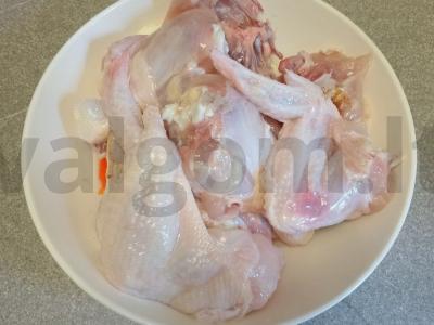 Vištiena, kepta su bulvėmis grietinės padaže Žingsnis 2