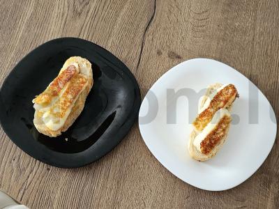 Švelni bruschetta su halumi sūriu Žingsnis 5