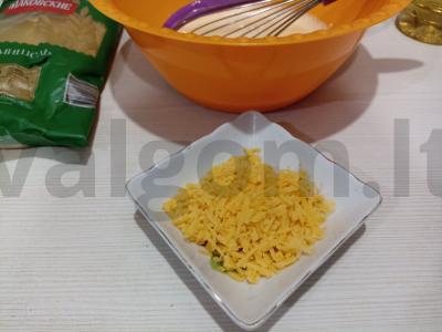 Makaronų pyragas su sūriu per 20 minučių Žingsnis 2
