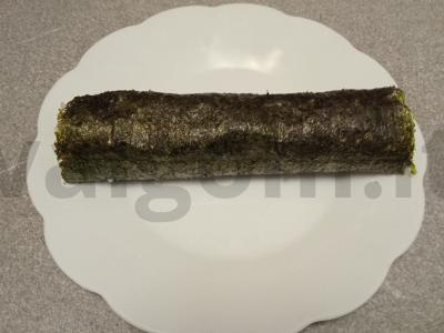 Rulonai su krevetėmis ir krabų lazdelėmis Žingsnis 7