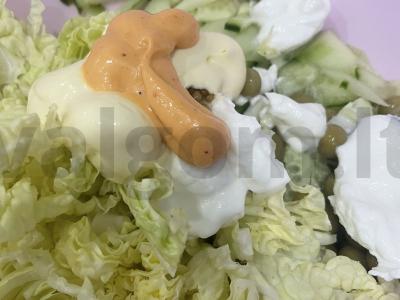 Švelnus salotas su Pekino kopūstu Žingsnis 4