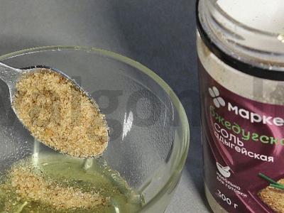 Burrata su pesto ir kaparėliais Žingsnis 4