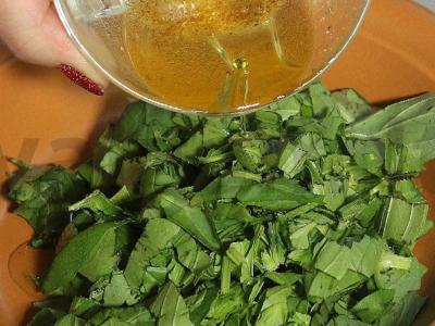 Burrata su pesto ir kaparėliais Žingsnis 5